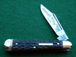 Fight'n Rooster Frank Buster Cutlery Co. Solingen Germany Bone 
