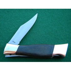 Crosman Blades 954A Stainless USA Wood Lockback Knife & Leather Pouch - NIB Crosman Blades 954A Stainless USA Wood Lockback Knife & Leather Pouch - NIB