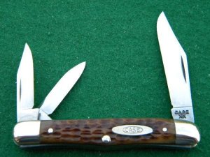 Case XX 1940-55 6308 Green Bone Whittler Knife - Mint