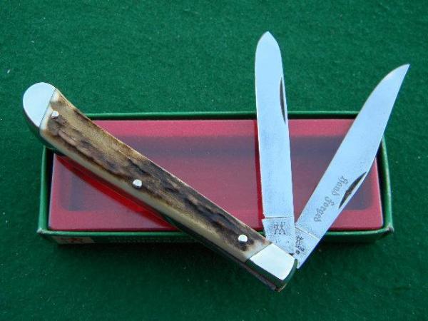 J.A. Henckels Germany 51934 Stag Slimline Trapper - NIB J.A. Henckels Germany 51934 Stag Slimline Trapper - NIB