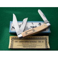 Schrade + USA SC505 Stockman Ducks in Flight Scrimshaw - NIB Schrade + USA SC505 Stockman Ducks in Flight Scrimshaw - NIB