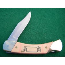 Schrade + USA SC507 Lockback Elk Scrimshaw with Leather Pouch - NIB Schrade + USA SC507 Lockback Elk Scrimshaw with Leather Pouch - NIB