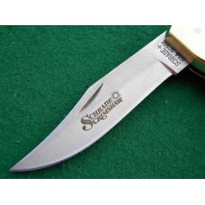Schrade + USA SC507 Lockback Elk Scrimshaw with Leather Pouch - NIB Schrade + USA SC507 Lockback Elk Scrimshaw with Leather Pouch - NIB