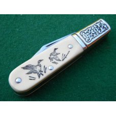 Schrade USA SC506 Barlow Ducks Scrimshaw - NIB Schrade USA SC506 Barlow Ducks Scrimshaw - NIB