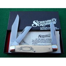 Schrade USA SC505 Stockman Raccoons Scrimshaw - NIB Schrade USA SC505 Stockman Raccoons Scrimshaw - NIB