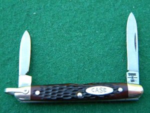 Case XX SS USA 10 Dot (1980) Delrin 6201 R 2 Blade Pen Knife - Mint