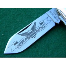 Tidioute Cutlery Made In USA GEC American Patriot Barlow 1 of 50 - Mint Tidioute Cutlery Made In USA GEC American Patriot Barlow 1 of 50 - Mint