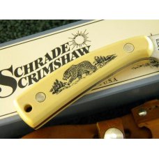 Schrade USA Bear Scrimshaw SC518 Guthook Sheathe Knife - NIB Schrade USA Bear Scrimshaw SC518 Guthook Sheathe Knife - NIB