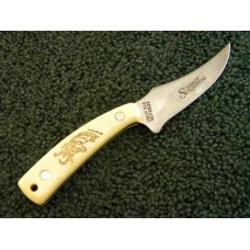 Schrade USA Pronghorn Scrimshaw SC502 Sheath Knife - NIB Schrade USA Pronghorn Scrimshaw SC502 Sheath Knife - NIB