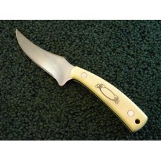 Schrade USA Pronghorn Scrimshaw SC502 Sheath Knife - NIB Schrade USA Pronghorn Scrimshaw SC502 Sheath Knife - NIB
