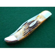 Case XX Stainless USA 4 Dot (1976) Stag 5265 SAB SSP Razor Edge Folding Hunter Knife - Mint Case XX Stainless USA 4 Dot (1976) Stag 5265 SAB SSP Razor Edge Folding Hunter Knife - Mint
