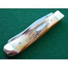 Case XX Stainless USA 4 Dot (1976) Stag 5254 SSP Razor Edge Trapper Knife - Mint Case XX Stainless USA 4 Dot (1976) Stag 5254 SSP Razor Edge Trapper Knife - Mint
