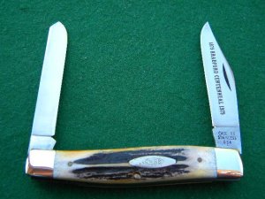 Case XX Stainless USA 1 Dot (1979) Stag 5275 SP SSP Bradford Centennial Moose Knife - Mint