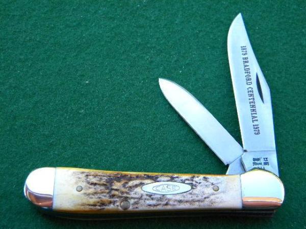 Case XX Stainless USA 1 Dot (1979) Stag 5249 SSP Bradford Centennial Copperhead Knife - Mint Case XX Stainless USA 1 Dot (1979) Stag 5249 SSP Bradford Centennial Copperhead Knife - Mint