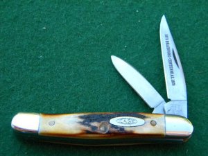 Case XX Stainless USA 1 Dot (1979) Stag 52027 SSP Bradford Centennial 2 Blade Stockman Knife - Mint