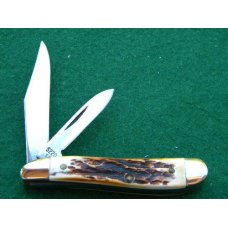 Case XX SS USA 2nd Cut Stag New Grind 5220 1983 Second Cut Series Peanut Knife - Mint Case XX SS USA 2nd Cut Stag New Grind 5220 1983 Second Cut Series Peanut Knife - Mint