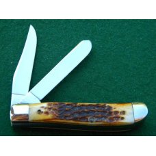 Case XX SS USA 2nd Cut Stag 5207 SP 1984 Second Cut Series Mini Trapper Knife - Mint Case XX SS USA 2nd Cut Stag 5207 SP 1984 Second Cut Series Mini Trapper Knife - Mint
