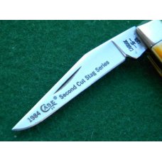 Case XX SS USA 2nd Cut Stag 52033 1984 Second Cut Series Pen Knife - Mint Case XX SS USA 2nd Cut Stag 52033 1984 Second Cut Series Pen Knife - Mint