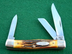 Case XX SS USA 6 Dot (1984) 2nd Cut Stag 53032 SSP Stockman Knife - Mint