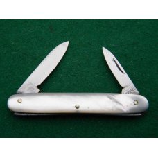 J. Wain Sheffield Pearl Pen Knife - C.1890's-1920's J. Wain Sheffield Pearl Pen Knife - C.1890's-1920's