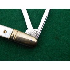 Dixon Cutlery Co. Fancy Carved Pearl Pen Knife - C.1920 Dixon Cutlery Co. Fancy Carved Pearl Pen Knife - C.1920