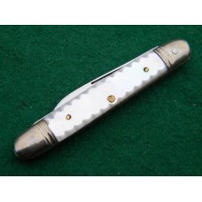 United Cut. Co. Germany Carved Pearl Pen Knife - C. 1908-1922 United Cut. Co. Germany Carved Pearl Pen Knife - C. 1908-1922