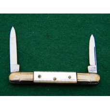 Clark Bros. Germany Carved Pearl Pen Knife - C.1895-1929 Clark Bros. Germany Carved Pearl Pen Knife - C.1895-1929