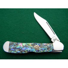 Case XX USA 2000 81549 L SS Genuine Paua Abalone Pearl Copperlock Knife - NIB Case XX USA 2000 81549 L SS Genuine Paua Abalone Pearl Copperlock Knife - NIB