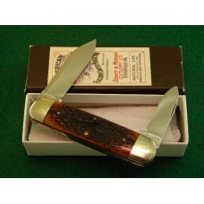 Schatt & Morgan Titusville PA. 2004 Mahogany Catalina Bone Sunfish Knife - NIB Schatt & Morgan Titusville PA. 2004 Mahogany Catalina Bone Sunfish Knife - NIB