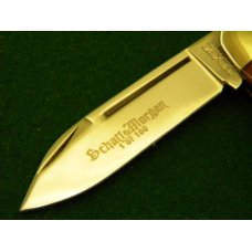 Schatt & Morgan Titusville PA. 2004 Mahogany Catalina Bone Sunfish Knife - NIB Schatt & Morgan Titusville PA. 2004 Mahogany Catalina Bone Sunfish Knife - NIB