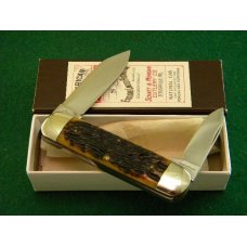 Schatt & Morgan Titusville PA. 2004 Goldenroot Bone Sunfish Knife - NIB Schatt & Morgan Titusville PA. 2004 Goldenroot Bone Sunfish Knife - NIB