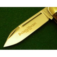 Schatt & Morgan Titusville PA. 2004 Goldenroot Bone Sunfish Knife - NIB Schatt & Morgan Titusville PA. 2004 Goldenroot Bone Sunfish Knife - NIB