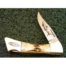 Case XX SS USA 9 Dot (1981) Stag 5158 L SSP Mako Lockback Knife - NIB Case XX SS USA 9 Dot (1981) Stag 5158 L SSP Mako Lockback Knife - NIB