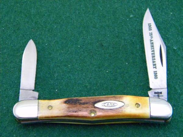 Case XX SS USA 5208 SSP 10 Dot (1980) 75th Anniversary Stag Half Whittler Knife - Mint Case XX SS USA 5208 SSP 10 Dot (1980) 75th Anniversary Stag Half Whittler Knife - Mint