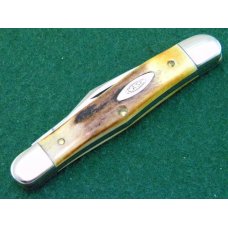 Case XX SS USA 5208 SSP 10 Dot (1980) 75th Anniversary Stag Half Whittler Knife - Mint Case XX SS USA 5208 SSP 10 Dot (1980) 75th Anniversary Stag Half Whittler Knife - Mint