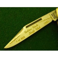 Col. Coon Tenn., USA 1981 Stag Golden Circle Muskrat Knife - Mint Col. Coon Tenn., USA 1981 Stag Golden Circle Muskrat Knife - Mint