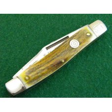 Col. Coon Tenn., USA 1981 Stag Golden Circle Muskrat Knife - Mint Col. Coon Tenn., USA 1981 Stag Golden Circle Muskrat Knife - Mint