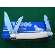 Bulldog Brand Solingen Germany Elephant Ivory Stockman Knife - NIB Bulldog Brand Solingen Germany Elephant Ivory Stockman Knife - NIB