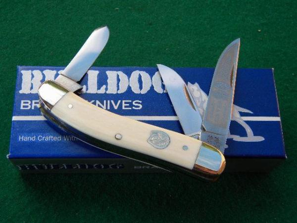 Bulldog Brand Solingen Germany Elephant Ivory Sowbelly Knife - NIB Bulldog Brand Solingen Germany Elephant Ivory Sowbelly Knife - NIB