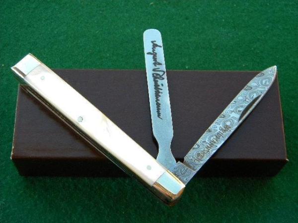 Weidmannsheil Solingen Germany Pearl Damascus Doctor's Knife - NIB Weidmannsheil Solingen Germany Pearl Damascus Doctor's Knife - NIB