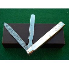 Weidmannsheil Solingen Germany Pearl Damascus Doctor's Knife - NIB Weidmannsheil Solingen Germany Pearl Damascus Doctor's Knife - NIB