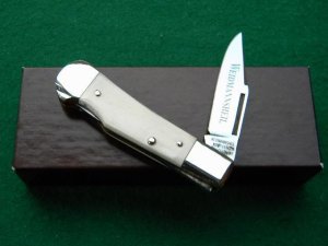 Weidmannsheil Solingen Germany Ivory Lockback Knife - NIB