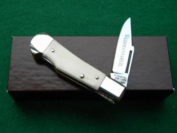Weidmannsheil Solingen Germany Ivory Lockback Knife - NIB Weidmannsheil Solingen Germany Ivory Lockback Knife - NIB