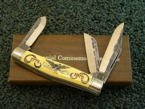 Parker Bicentennial Commemorative Stockman Knife 1775-1975 