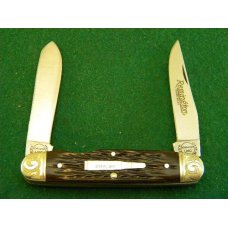 Remington UMC USA 1988 Rare Genuine Bone R4466 Enraved Silver Bullet Muskrat Knife - NIB Remington UMC USA 1988 Rare Genuine Bone R4466 Enraved Silver Bullet Muskrat Knife - NIB