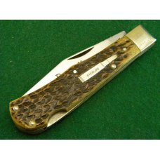 Remington UMC USA 1990 Genuine Bone R1306 Silver Bullet Tracker Lockback Knife - NIB Remington UMC USA 1990 Genuine Bone R1306 Silver Bullet Tracker Lockback Knife - NIB