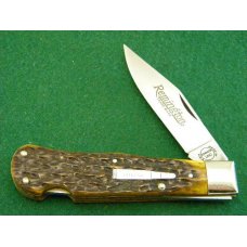 Remington UMC USA 1990 Genuine Bone R1306 Silver Bullet Tracker Lockback Knife - NIB Remington UMC USA 1990 Genuine Bone R1306 Silver Bullet Tracker Lockback Knife - NIB