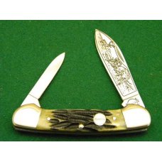 Remington USA Genuine Stag 2003 Wildlife Series Canoe Knife - NIB Remington USA Genuine Stag 2003 Wildlife Series Canoe Knife - NIB