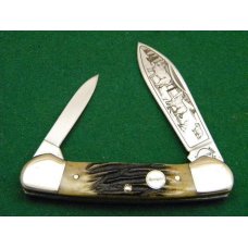 Remington USA Genuine Stag 2004 Wildlife Series Canoe Knife - NIB Remington USA Genuine Stag 2004 Wildlife Series Canoe Knife - NIB