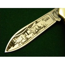 Remington USA Genuine Stag 2004 Wildlife Series Canoe Knife - NIB Remington USA Genuine Stag 2004 Wildlife Series Canoe Knife - NIB